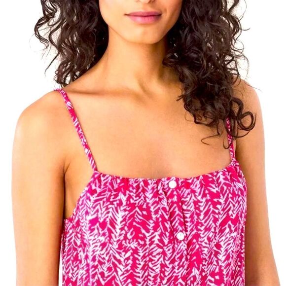 DVF x ONIA Flora Dress Fuchsia Purple Diane Von Furstenberg - Picture 4 of 12